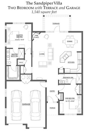 Floorplan of SpringShire, Assisted Living, Nursing Home, Independent Living, CCRC, Greenville, NC 11