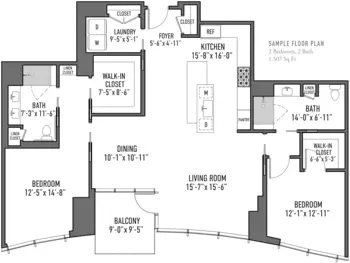 Floorplan of The Mather Tysons, Assisted Living, Nursing Home, Independent Living, CCRC, Tysons, VA 1