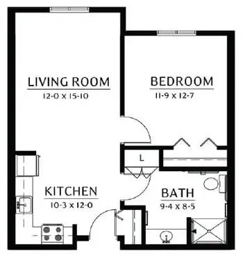 Floorplan of Johanna Shores, Assisted Living, Nursing Home, Independent Living, CCRC, Arden Hills, MN 3