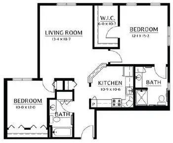 Floorplan of Johanna Shores, Assisted Living, Nursing Home, Independent Living, CCRC, Arden Hills, MN 5