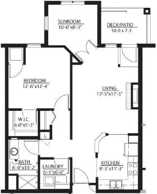 Floorplan of Johanna Shores, Assisted Living, Nursing Home, Independent Living, CCRC, Arden Hills, MN 9