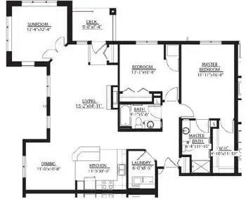 Floorplan of Johanna Shores, Assisted Living, Nursing Home, Independent Living, CCRC, Arden Hills, MN 12