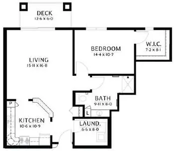 Floorplan of Johanna Shores, Assisted Living, Nursing Home, Independent Living, CCRC, Arden Hills, MN 15