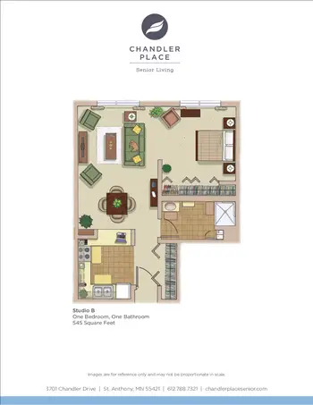 Floorplan of Chandler Place, Assisted Living, Nursing Home, Independent Living, CCRC, St. Anthony Village, MN 2