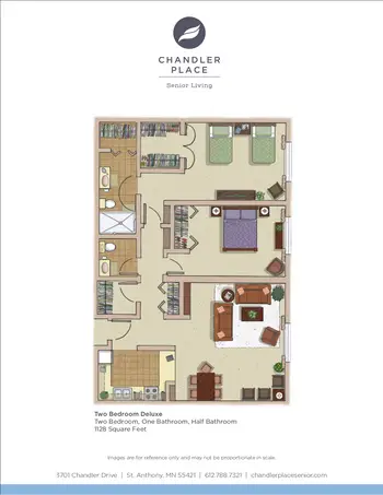 Floorplan of Chandler Place, Assisted Living, Nursing Home, Independent Living, CCRC, St. Anthony Village, MN 6