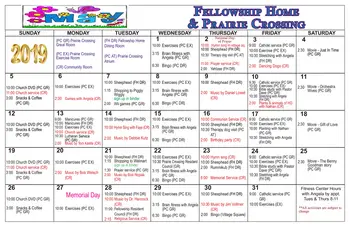 Activity Calendar of Pine Haven - Haven Drive, Assisted Living, Nursing Home, Independent Living, CCRC, Sheboygan Falls, WI 1