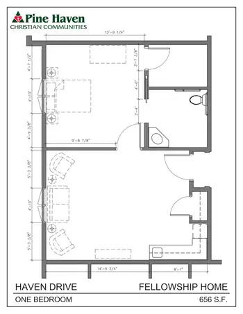 Floorplan of Pine Haven - Haven Drive, Assisted Living, Nursing Home, Independent Living, CCRC, Sheboygan Falls, WI 1