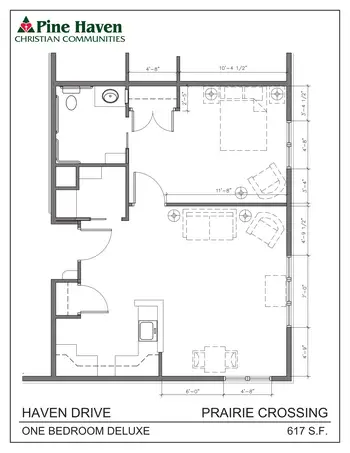 Floorplan of Pine Haven - Haven Drive, Assisted Living, Nursing Home, Independent Living, CCRC, Sheboygan Falls, WI 4