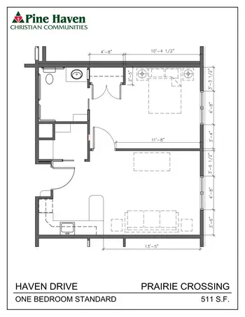 Floorplan of Pine Haven - Haven Drive, Assisted Living, Nursing Home, Independent Living, CCRC, Sheboygan Falls, WI 5