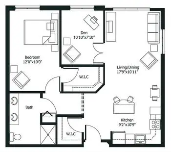 Floorplan of Highview Hills, Assisted Living, Nursing Home, Independent Living, CCRC, Lakeview, MN 6