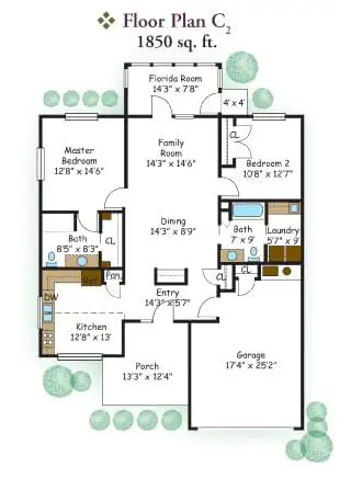 Floorplan of Brookhaven Retirement Community, Assisted Living, Nursing Home, Independent Living, CCRC, Brookville, OH 4