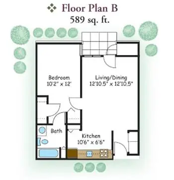 Floorplan of Brookhaven Retirement Community, Assisted Living, Nursing Home, Independent Living, CCRC, Brookville, OH 7