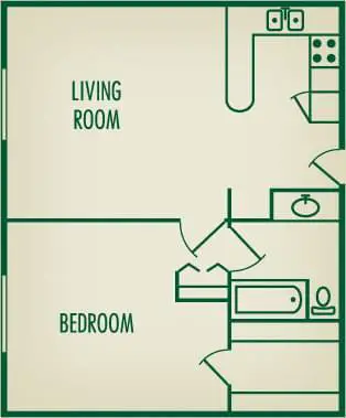 Floorplan of John Ganton's Countryside, Assisted Living, Nursing Home, Independent Living, CCRC, Jackson, MI 1