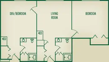 Floorplan of John Ganton's Countryside, Assisted Living, Nursing Home, Independent Living, CCRC, Jackson, MI 4