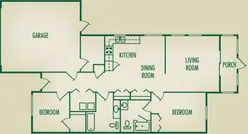 Floorplan of John Ganton's Countryside, Assisted Living, Nursing Home, Independent Living, CCRC, Jackson, MI 8