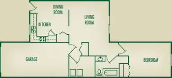 Floorplan of John Ganton's Countryside, Assisted Living, Nursing Home, Independent Living, CCRC, Jackson, MI 6