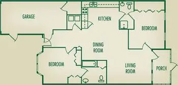 Floorplan of John Ganton's Countryside, Assisted Living, Nursing Home, Independent Living, CCRC, Jackson, MI 7