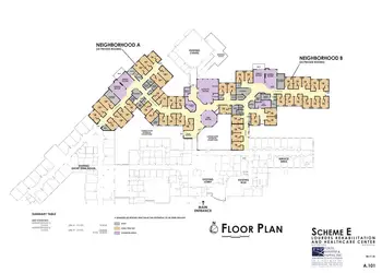 Campus Map of Lourdes Senior Community, Assisted Living, Nursing Home, Independent Living, CCRC, Waterford, MI 1