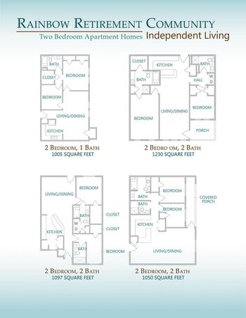 Floorplan of Lutheran Sunset Ministries, Assisted Living, Nursing Home, Independent Living, CCRC, Clifton, TX 2