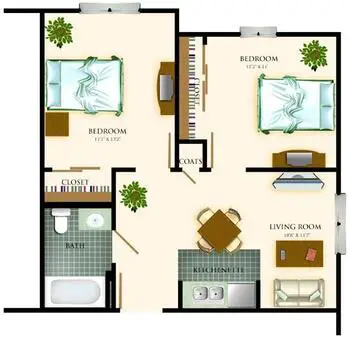 Floorplan of Park Village, Assisted Living, Nursing Home, Independent Living, CCRC, Dover, OH 2