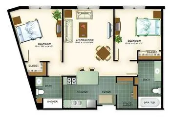 Floorplan of Park Village, Assisted Living, Nursing Home, Independent Living, CCRC, Dover, OH 5