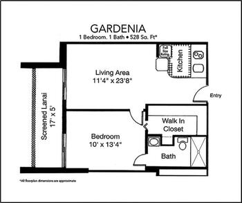 Floorplan of Sun Towers, Assisted Living, Nursing Home, Independent Living, CCRC, Sun City Center, FL 4