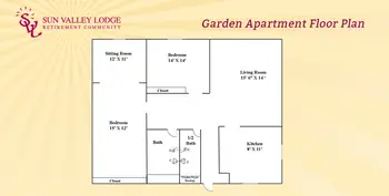 Floorplan of Sun Valley Lodge Retirement Community, Assisted Living, Nursing Home, Independent Living, CCRC, Sun City, AZ 2