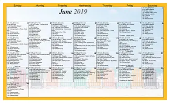 Activity Calendar of The Village of St. Edward, Assisted Living, Nursing Home, Independent Living, CCRC, Fairlawn, OH 3