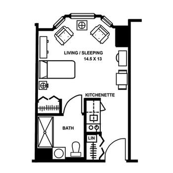 Floorplan of The Village of St. Edward, Assisted Living, Nursing Home, Independent Living, CCRC, Fairlawn, OH 7