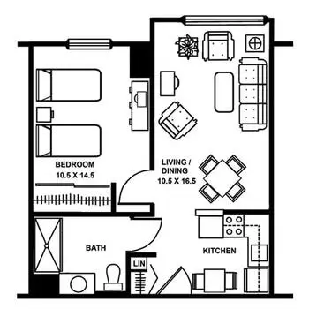 Floorplan of The Village of St. Edward, Assisted Living, Nursing Home, Independent Living, CCRC, Fairlawn, OH 10