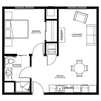 Floorplan of The Village of St. Edward, Assisted Living, Nursing Home, Independent Living, CCRC, Fairlawn, OH 16