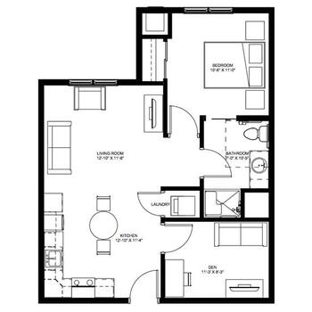 Floorplan of The Village of St. Edward, Assisted Living, Nursing Home, Independent Living, CCRC, Fairlawn, OH 18