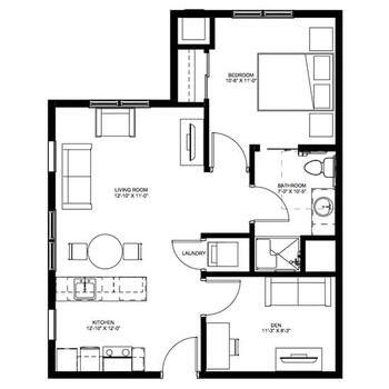 Floorplan of The Village of St. Edward, Assisted Living, Nursing Home, Independent Living, CCRC, Fairlawn, OH 19