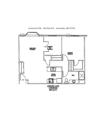 Floorplan of Annandale Health and Community Services, Assisted Living, Nursing Home, Independent Living, CCRC, Annandale, MN 7