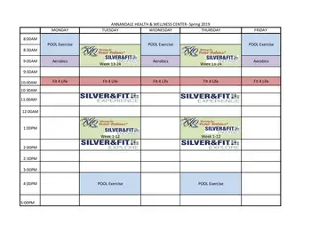 Activity Calendar of Annandale Health and Community Services, Assisted Living, Nursing Home, Independent Living, CCRC, Annandale, MN 1