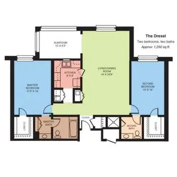 Floorplan of Bermuda Village, Assisted Living, Nursing Home, Independent Living, CCRC, Bermuda Run, NC 3