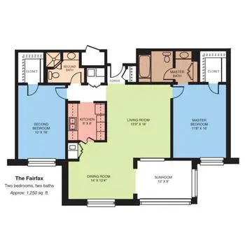Floorplan of Bermuda Village, Assisted Living, Nursing Home, Independent Living, CCRC, Bermuda Run, NC 6