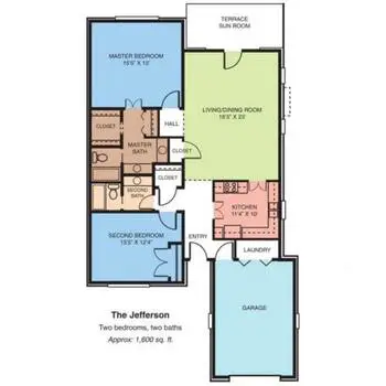 Floorplan of Bermuda Village, Assisted Living, Nursing Home, Independent Living, CCRC, Bermuda Run, NC 9