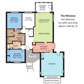Floorplan of Bermuda Village, Assisted Living, Nursing Home, Independent Living, CCRC, Bermuda Run, NC 13