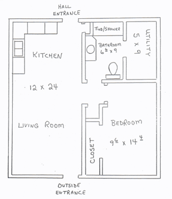 Floorplan of Fairview Fellowship Home and Vllage, Assisted Living, Nursing Home, Independent Living, CCRC, Fairview, OK 6