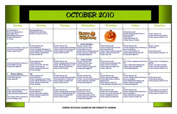 Activity Calendar of Heritage Corner, Assisted Living, Nursing Home, Independent Living, CCRC, Bowling Green, OH 4