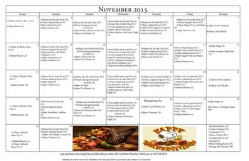 Activity Calendar of Heritage Corner, Assisted Living, Nursing Home, Independent Living, CCRC, Bowling Green, OH 8