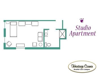 Floorplan of Heritage Corner, Assisted Living, Nursing Home, Independent Living, CCRC, Bowling Green, OH 20