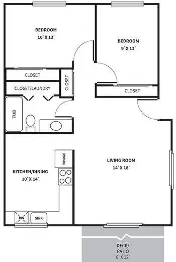 Floorplan of Living Care Retirement Community, Assisted Living, Nursing Home, Independent Living, CCRC, Yakima, WA 1