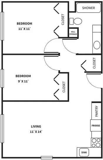 Floorplan of Living Care Retirement Community, Assisted Living, Nursing Home, Independent Living, CCRC, Yakima, WA 8