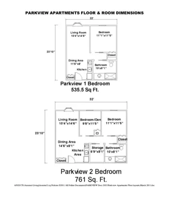 Floorplan of Morrow Home Community, Assisted Living, Nursing Home, Independent Living, CCRC, Sparta, WI 3