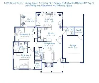 Floorplan of Masonic Village, Assisted Living, Nursing Home, Independent Living, CCRC, Burlington, NJ 1
