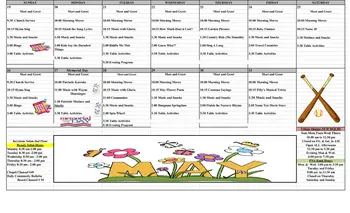 Activity Calendar of Masonic Village, Assisted Living, Nursing Home, Independent Living, CCRC, Burlington, NJ 2