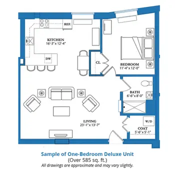Floorplan of Masonic Village, Assisted Living, Nursing Home, Independent Living, CCRC, Burlington, NJ 5