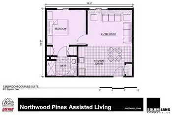 Floorplan of Lutheran Retirement Home, Assisted Living, Nursing Home, Independent Living, CCRC, Northwood, IA 1